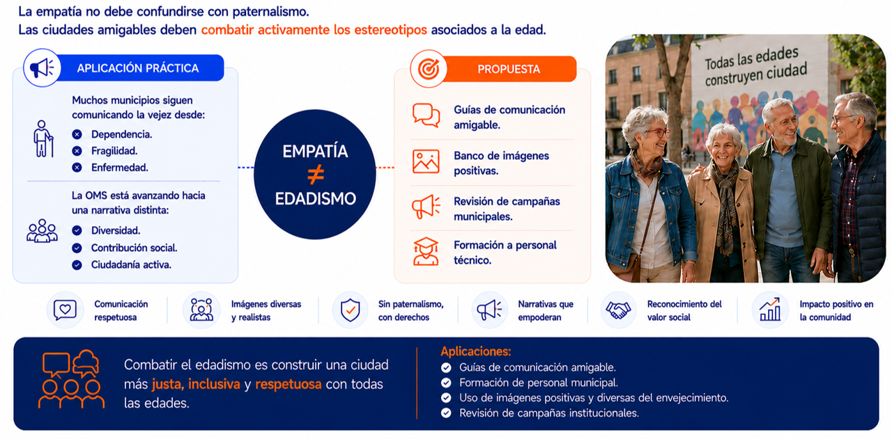 Combatir el edadismo desde las políticas municipales: empatía frente a paternalismo hacia las personas mayores